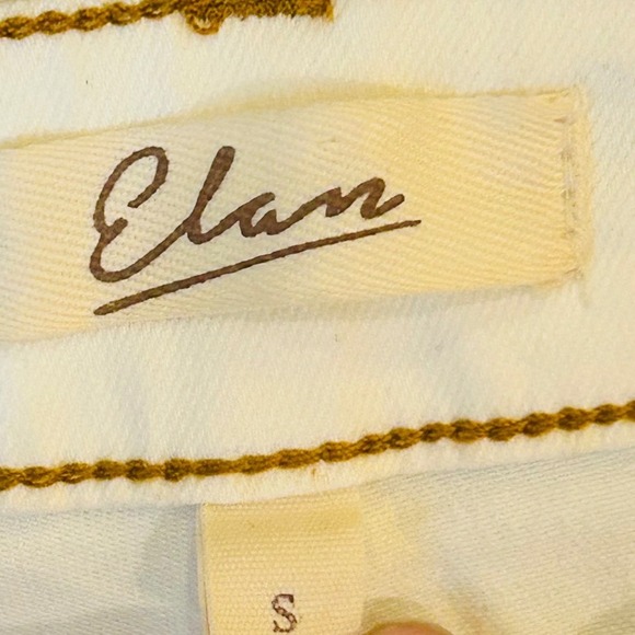 Elan Off-White Wide Leg Pants - Picture 4 of 6